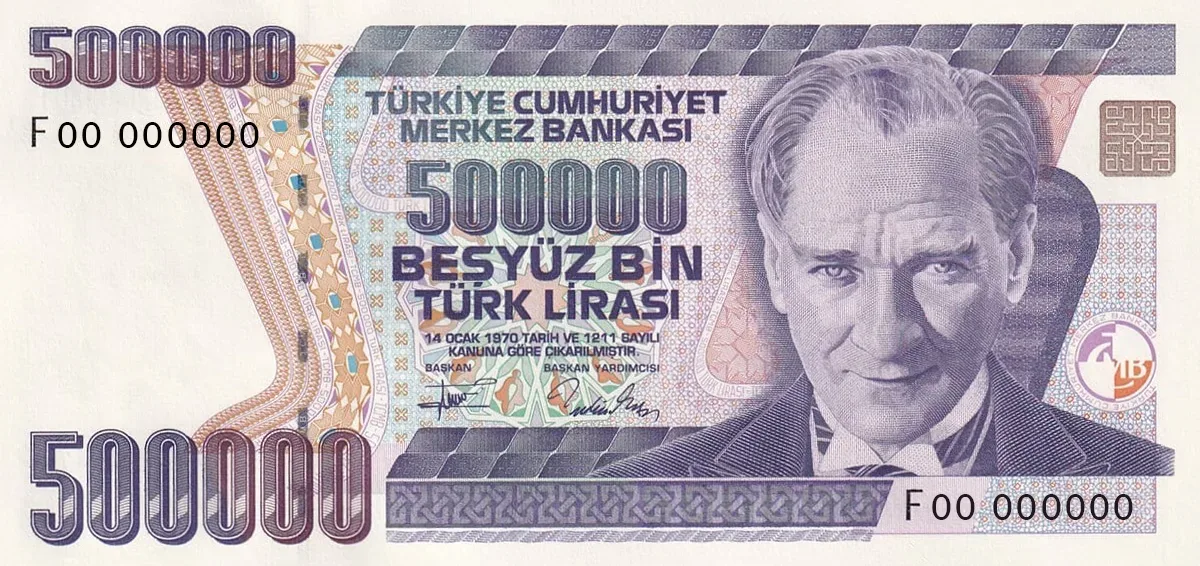 500 Bin Türk Lirası